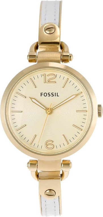 Cinturino per orologio Fossil ES3260 Acciaio inossidabile Placcato oro 8mm